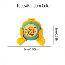 10 件裝隨機顏色傳單圓盤發射器戶外減壓玩具 - 彩色 - 查看 5