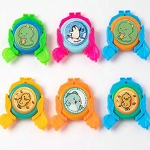 10 件裝隨機顏色傳單圓盤發射器戶外減壓玩具 - 彩色 - 查看 4