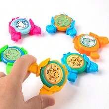 10 件裝隨機顏色傳單圓盤發射器戶外減壓玩具 - 彩色 - 查看 3