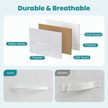 Sweetcrispy Dresser For Bedroom, 6 Drawers Dressers And Chests Of Drawers, TV Stand For Bedroom With Fabric Drawers, Kids Dresser Fabric Storage Dresser For Living Room - trắng - Xem 6