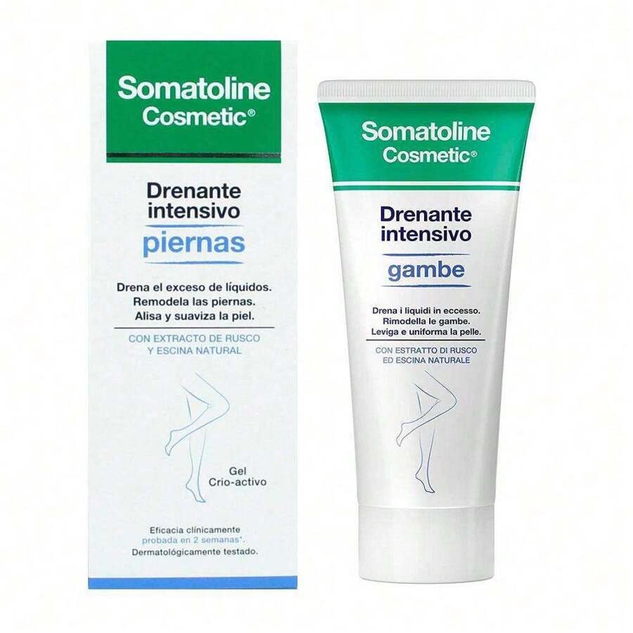 Somatoline Reductor Drenante Intensivo Piernas Gel 200 ml - Blanco - Ver 1