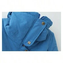 Parka De Algodón Para Mujer,Cálido Abrigo, Moda Coreana - Caqui - Ver 3