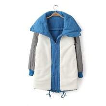 Parka De Algodón Para Mujer,Cálido Abrigo, Moda Coreana - Caqui - Ver 8