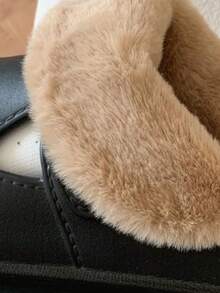 女士冬季暖和舒適的家居拖鞋,可拆卸底座,休閒時尚毛絨防水防滑鞋 - 彩色 - 查看 9