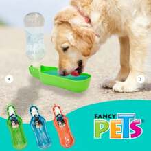 PORTABLE DRINKER FOR TRAVEL 500 ML BLUE/GREEN/ORANGE - Lime Green - View 1