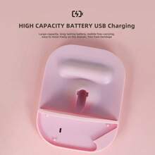 1pc Desktop Led Makeup Mirror With Lights, Detachable & Usb Chargeable & Foldable, Suitable For Students And Dormitory - Multicolor - View 9