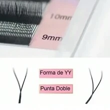 Paquete De Extensiones De Pestañas Con Diseño En Y. - Negro - Ver 4