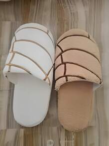 Pantuflas En Forma De Concha - Marrón - Ver 2