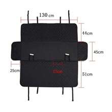 Funda Impermeable Cubre Asiento Para Mascotas Perro De Auto - Negro - Ver 2