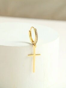 1PC Fashion New Cross Couple Earrings Christmas Valentine'S Day Thanksgiving Gift - Cross - View 8