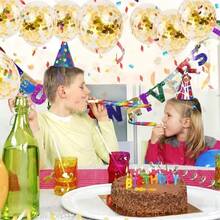 25入組/套12英寸有色金屬紙氣球,派對氣球,鍍鉻金屬氣球,婚禮派對裝飾氣球,室內裝飾,聖誕、萬聖節、感恩節禮物 - 金色 - 查看 5