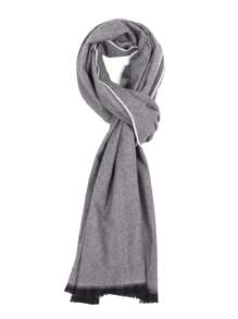 Fashionable Solid Color Men's Scarf, Warm And Soft, All-match, Skin Friendly, Windproof And Cold-proof, Suitable For Outdoor Activities, Winter - Multicolor - View 1