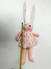 1pc 33/43cm Kawaii Long Ears Rabbit Plush Toys Lovely Sleeping Bunny Wearing Skirt Dolls Stuffed Soft Animal Appease Toy Lovely Birthday & Christmas Decor Gifts