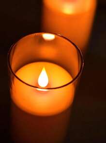 3入組閃爍無火led小水滴燭光氛圍燈,室內室外電池供電燭光裝飾燈,聖誕萬聖節婚禮派對朋友家庭晚宴氛圍燈,三個米色聖誕節桌面求婚的特殊裝飾燈,是女性朋友的最佳禮物 - 白色 - 查看 7