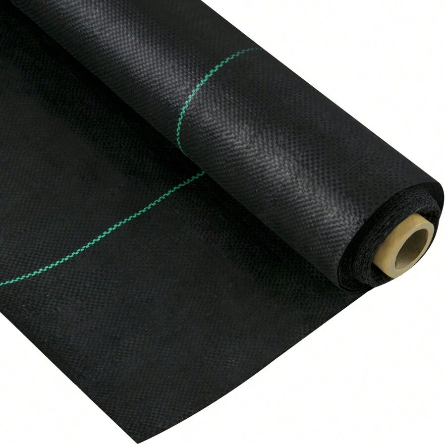Weeds Barrier Fabric Cloth 3x50 To 6.5x330 Ft Landscape Woven 2.4 To 5.8 Oz PP With High Permeability Mat Ground Cover Garden Weeds Control - 3FTx50FT-5Oz - Xem 1