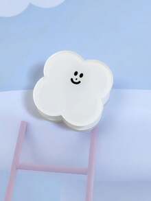 1入組卡通可愛雲朵大拇指向上亞克力文具夾/書籤 - 白色 - 查看 4