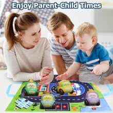 汽車玩具與遊戲墊/存放袋|三歲以上幼童玩具生日禮物|適用於3到5歲男女孩|嬰兒幼童的生日/聖誕節禮物 - 彩色 - 查看 6