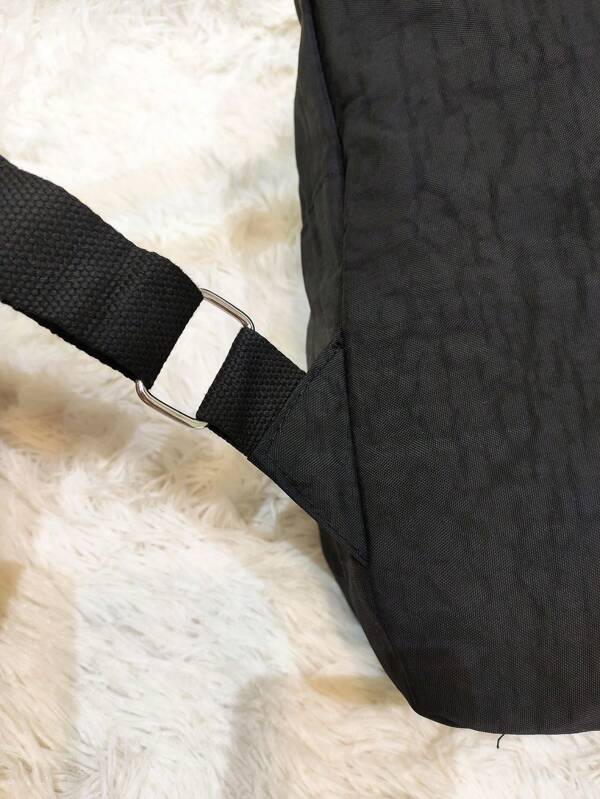 Bolsa escolar casual e versátil para mulheres, mochila de estudante portátil compacta, mochila de viagem, bolsa de lona de viagem de grande capacidade