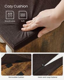 VASAGLE Organizadores de zapatos - Marrón - Ver 6