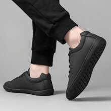 Men Women Running Shoes Sports Shoes Fitness Shoes Jogging Shoes Leisure Shoes Tennis Shoes Lightweight Breathable Non-Slip - 黑色 - 查看 5