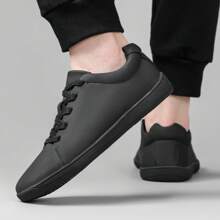 Men Women Running Shoes Sports Shoes Fitness Shoes Jogging Shoes Leisure Shoes Tennis Shoes Lightweight Breathable Non-Slip - 黑色 - 查看 1