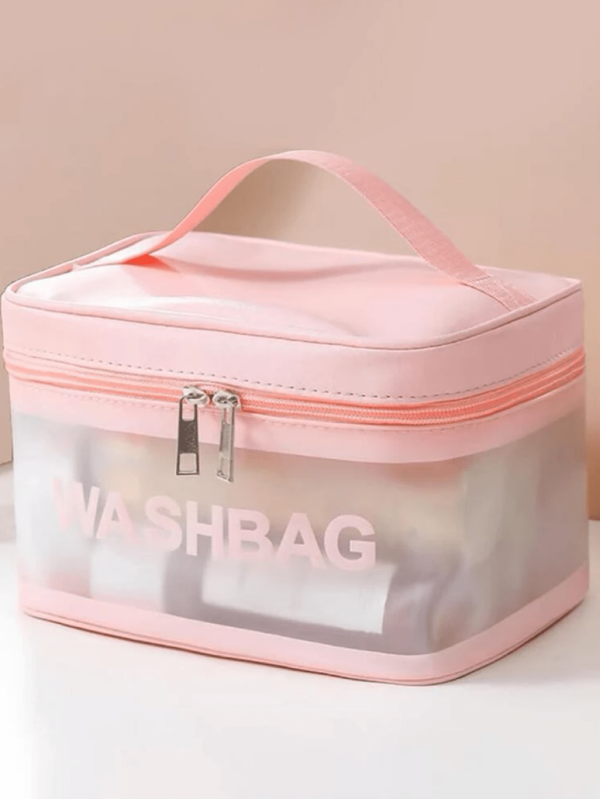 T60 Nécessaire Frasqueira Transparente WashBag
