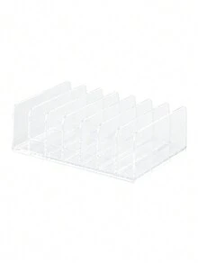 化妝品盒子,可收納、眼影盤、抽屜分隔器、透明桌面化妝品展示架、頰彩儲物架 - 無色 - 查看 7