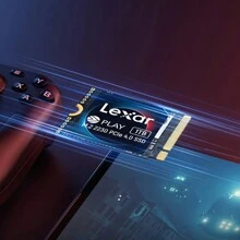 Lexar Play Ssd Nvme M2 1tb M.2 2230 Pcie Gen4.0高效散熱新ssd硬盤,適用於筆記型電腦 - 黑色 - 查看 1