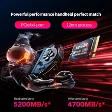 Lexar Play Ssd Nvme M2 1tb M.2 2230 Pcie Gen4.0高效散熱新ssd硬盤,適用於筆記型電腦 - 黑色 - 查看 2