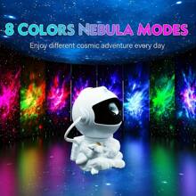 1 Miếng Phi hành gia Sky Máy chiếu Thiên hà Đèn ngủ , Phòng ngủ Ngày lễ Sky Đồ trang trí Đèn , Dễ thương Sáng Led Phi hành gia Ánh sáng , Không gian Tinh vân Đầy sao Đèn trần Với điều khiển từ xa , Ngôi sao Phép chiếu Thiên hà Ánh sáng , Đèn ngủ Đối với Trang trí phòng , Trò Chơi Phòng , Nhà  Rạp hát , Chức năng hẹn giờ - trắng - Xem 3
