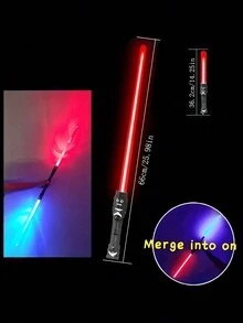 1支隨機顏色角色扮演光劍帶有音效(不含3顆aa電池) - 紅色 - 查看 4