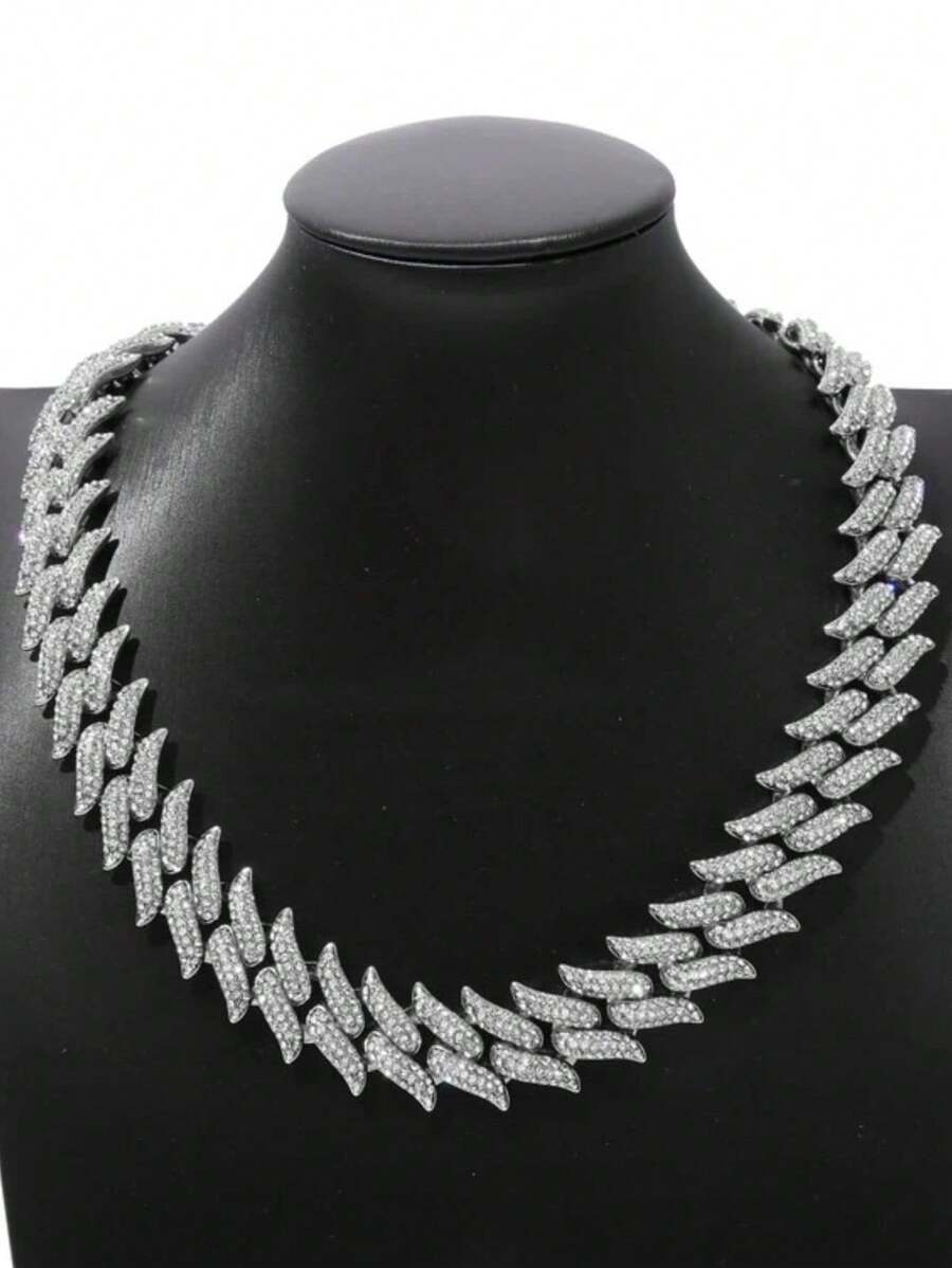 Men's Pendant Necklaces - 銀色 - 查看 1