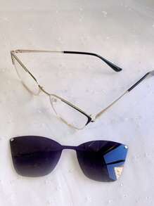 Women Eyeglasses - 黑色 - 查看 5