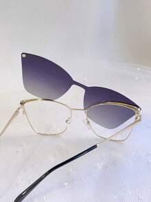 Women Eyeglasses - 黑色 - 查看 4