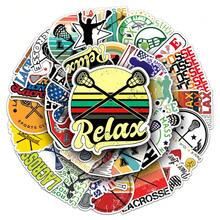 50入組/張曲棍球圖案卡通動漫guka貼紙,適用於兒童可愛時尚愛情塗鴉防水貼紙,適用於筆記型電腦、水瓶、滑板車、手機等 - 彩色 - 查看 6