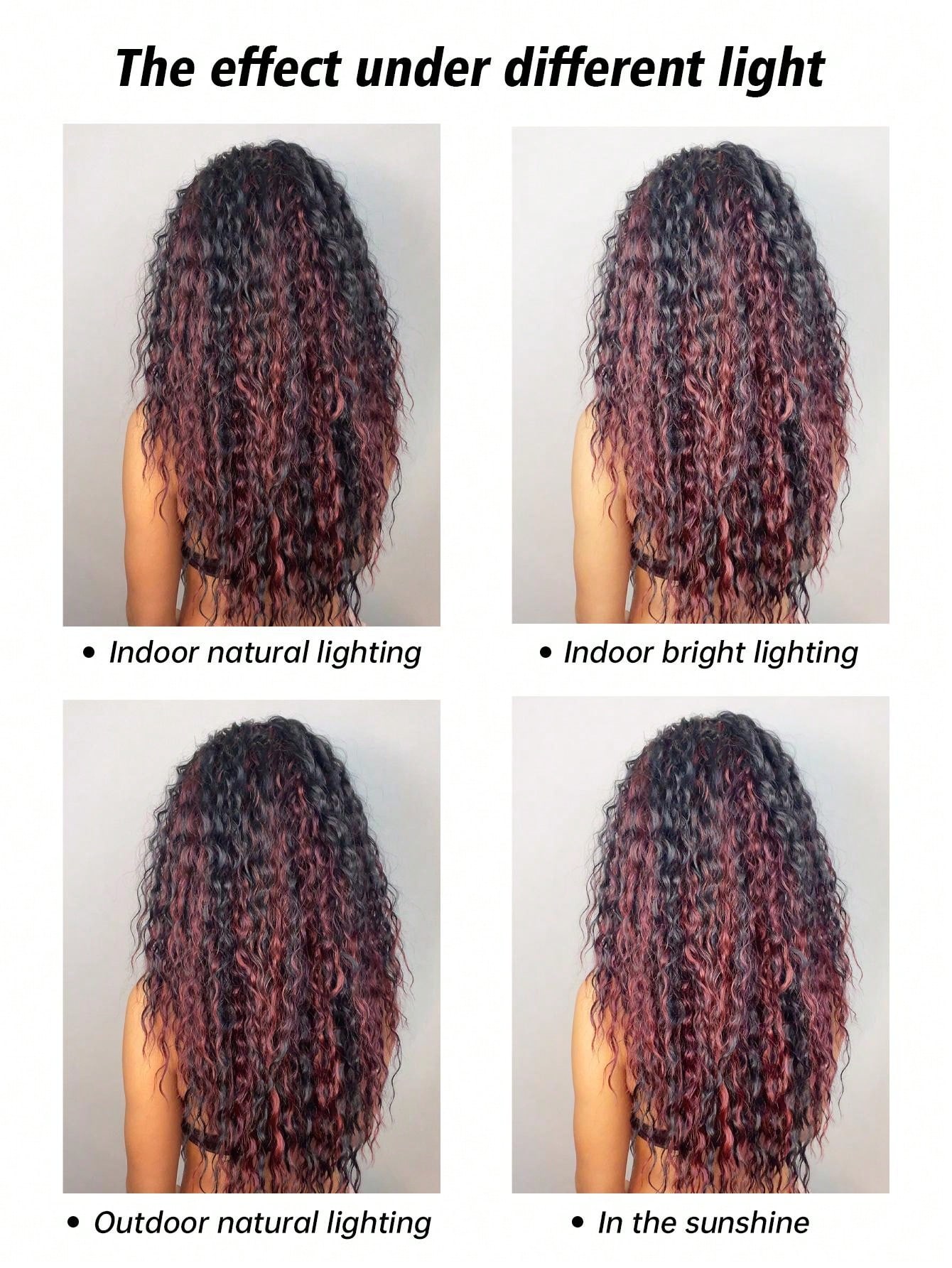HAIRCUBE 13*4*1 T Part Lace Wigs, 26 and 30 Inch Long Ombre Black Red ...