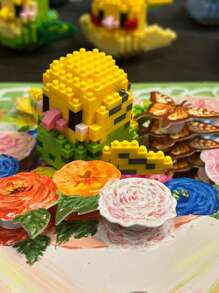 積木玩具鳥和老虎皮膚設計套裝a - 彩色 - 查看 3