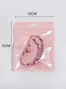 Cat Collar Bell, Anti-choke Chain Leash, Fresh Style Pet Accessory For Walking Cat(cross-border) - Pink - View 4