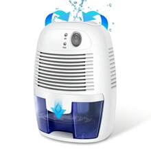 Mini Dehumidifier With Automatic Shut-Off 500ml, Deshumidificador Eléctrico Dh500a Blanco 100v/240v, Compacto y silencioso, portátil para entornos de alta humedad, oficina, cocina, hogar, sótano - Blanco - Ver 1
