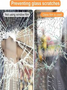 1 捲窗戶防窺膜單向日間隱私乙烯基自黏防曬防紫外線反射窗戶貼膜適用於家庭和辦公室 - 黑色 - 查看 6