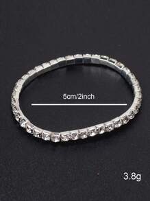 7入組女士手錶，女款Pu皮革表帶簡約腕錶，時尚商務風格鋅合金掛墜項鍊，耳飾，戒指，鑽石手鏈石英手錶配件套裝，適用於假期 - 白色 - 查看 6