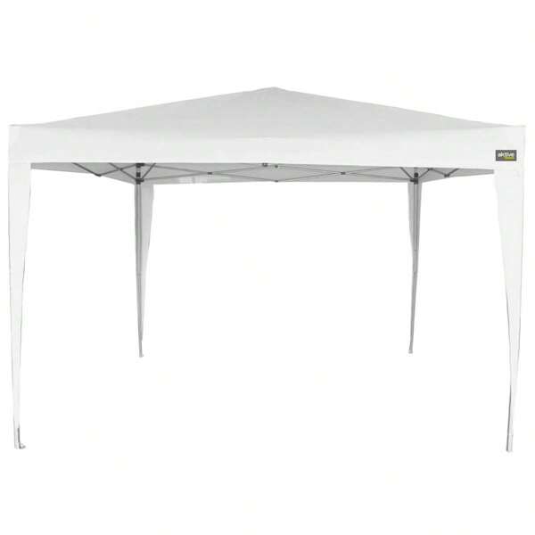 Tonnelle pliable polyester blanc Aktive 300x300x250 cm (Color Baby 62187)