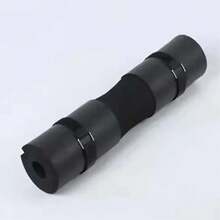 1入組帶有肩墊的橡膠杠鈴肩墊,顏色:粉色/黑色/藍色 - 黑色 - 查看 2