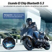 Audífonos Bt57 Bluetooth Para Casco De Motocicleta Ipx6