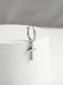 1PC Fashion New Cross Couple Earrings Christmas Valentine'S Day Thanksgiving Gift - Cross - View 7