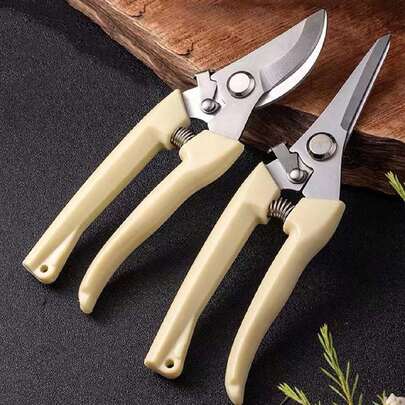 1 件装多用途花园修枝剪，不锈钢修枝剪，用于修剪树枝、花卉、水果和园艺工具