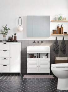 VASAGLE Bathroom Storage - White - View 4