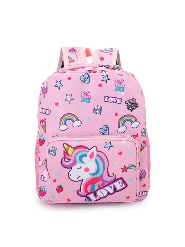 Mochila De Pônei Arco-íris 2023 Novo Estilo Mochila Escolar Moderna, Bolsas Doces Simples E Fashionáveis