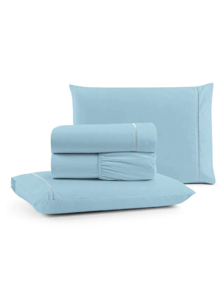 Sheet Sets With Pillowcases - 藍色 - 查看 1