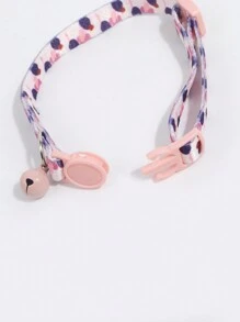 Cat Collar Bell, Anti-choke Chain Leash, Fresh Style Pet Accessory For Walking Cat(cross-border) - Pink - View 2